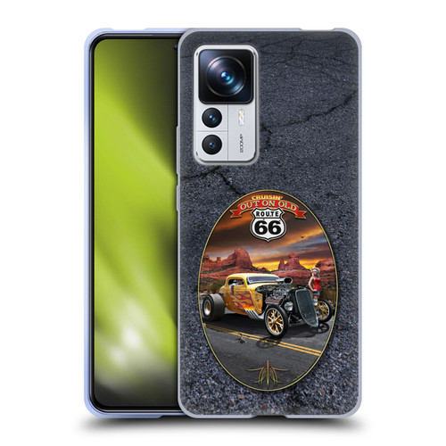 Larry Grossman Retro Collection Route 66 Hot Rod Coupe Soft Gel Case for Xiaomi 12T Pro