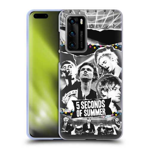 5 Seconds of Summer Posters Torn Papers 1 Soft Gel Case for Huawei P40 5G