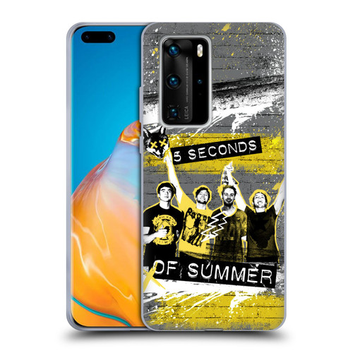 5 Seconds of Summer Posters Splatter Soft Gel Case for Huawei P40 Pro / P40 Pro Plus 5G