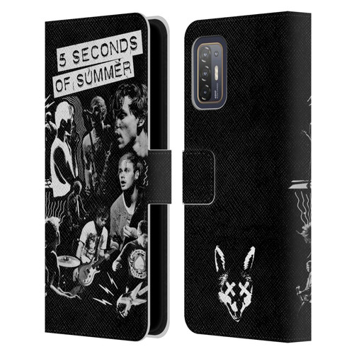 5 Seconds of Summer Posters Punkzine Leather Book Wallet Case Cover For HTC Desire 21 Pro 5G