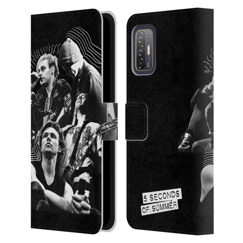 5 Seconds of Summer Posters Punkzine 2 Leather Book Wallet Case Cover For HTC Desire 21 Pro 5G