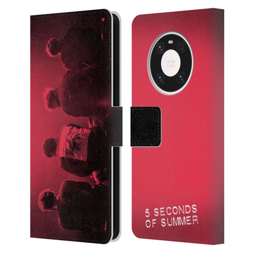 5 Seconds of Summer Posters Colour Washed Leather Book Wallet Case Cover For Huawei Mate 40 Pro 5G