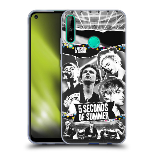 5 Seconds of Summer Posters Torn Papers 1 Soft Gel Case for Huawei P40 lite E