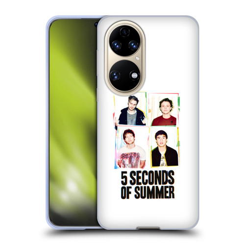 5 Seconds of Summer Posters Polaroid Soft Gel Case for Huawei P50