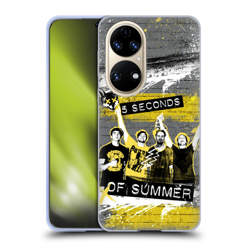 5 Seconds of Summer Posters Splatter Soft Gel Case for Huawei P50