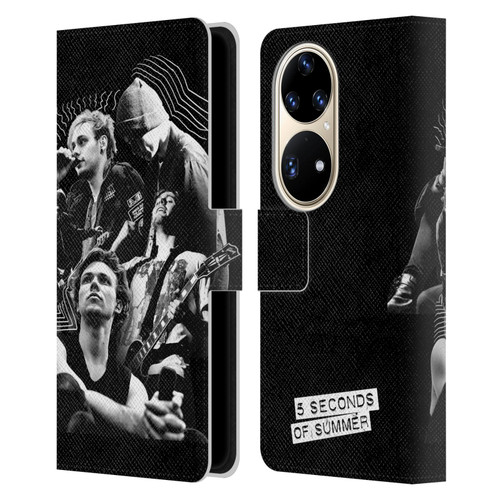 5 Seconds of Summer Posters Punkzine 2 Leather Book Wallet Case Cover For Huawei P50 Pro