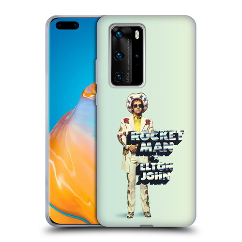 Elton John Artwork Rocket Man Single Soft Gel Case for Huawei P40 Pro / P40 Pro Plus 5G