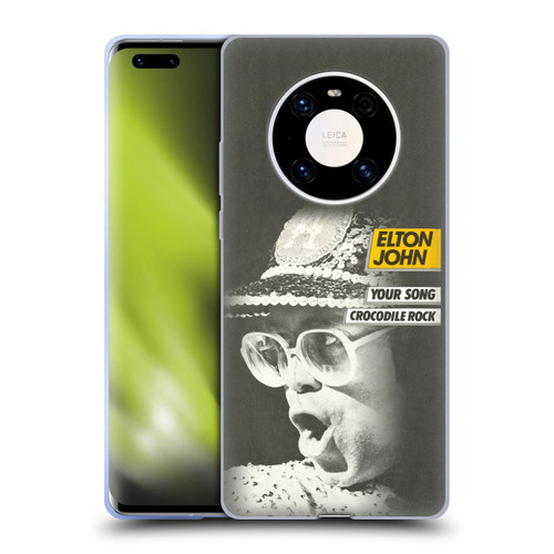 Elton John Artwork Your Song Single Soft Gel Case for Huawei Mate 40 Pro 5G