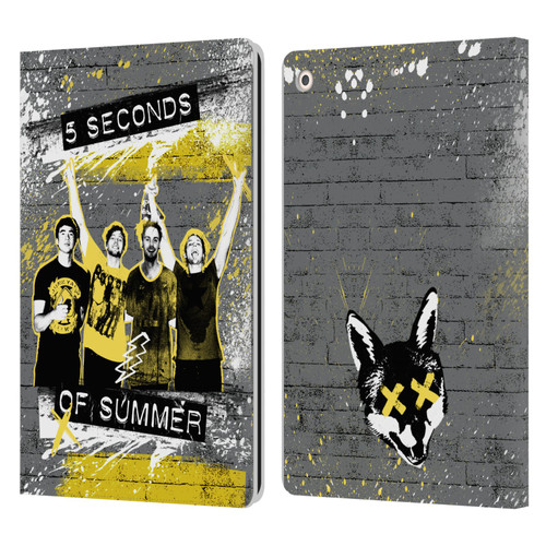 5 Seconds of Summer Posters Splatter Leather Book Wallet Case Cover For Apple iPad 10.2 2019/2020/2021