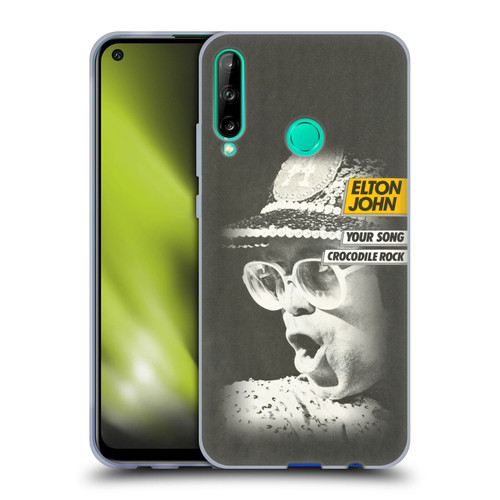 Elton John Artwork Your Song Single Soft Gel Case for Huawei P40 lite E