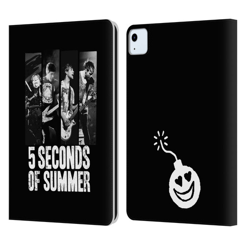 5 Seconds of Summer Posters Strips Leather Book Wallet Case Cover For Apple iPad Air 11 2020/2022/2024