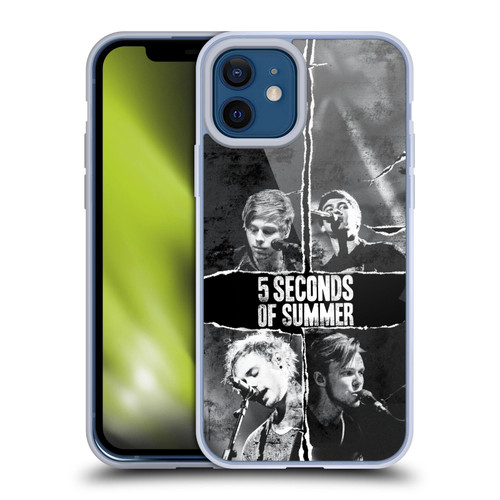 5 Seconds of Summer Posters Torn Papers 2 Soft Gel Case for Apple iPhone 12 / iPhone 12 Pro