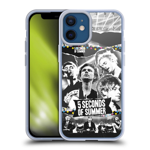 5 Seconds of Summer Posters Torn Papers 1 Soft Gel Case for Apple iPhone 12 Mini