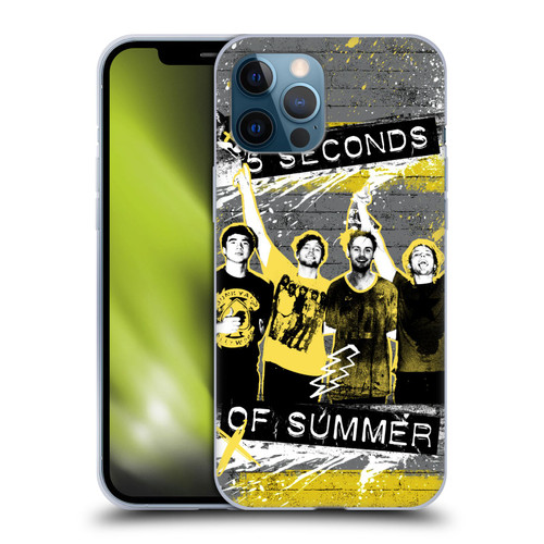 5 Seconds of Summer Posters Splatter Soft Gel Case for Apple iPhone 12 Pro Max
