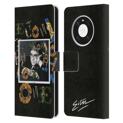 Elton John Artwork The One Single Leather Book Wallet Case Cover For Huawei Mate 40 Pro 5G