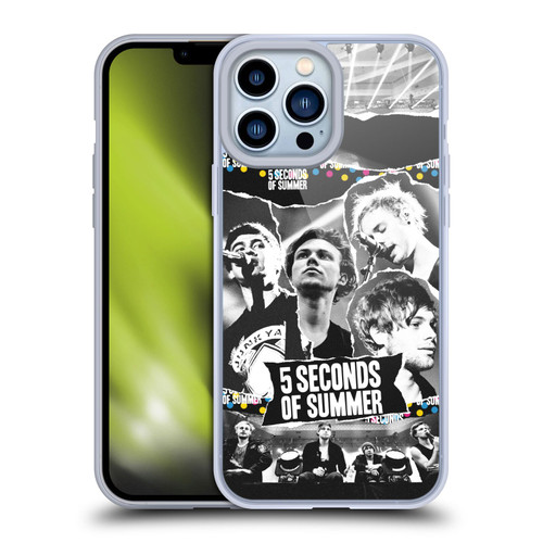 5 Seconds of Summer Posters Torn Papers 1 Soft Gel Case for Apple iPhone 13 Pro Max
