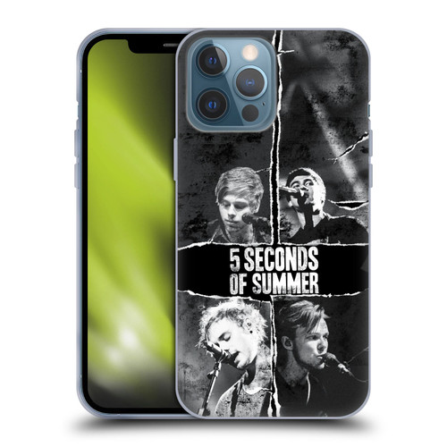 5 Seconds of Summer Posters Torn Papers 2 Soft Gel Case for Apple iPhone 13 Pro Max