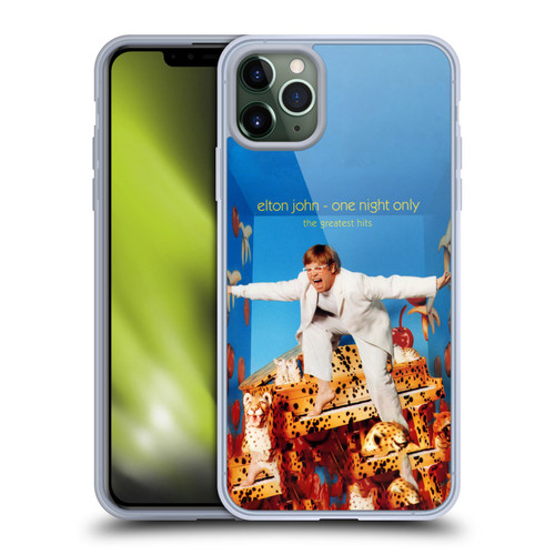 Elton John Artwork One Night Only Album Soft Gel Case for Apple iPhone 11 Pro Max & MagSafe
