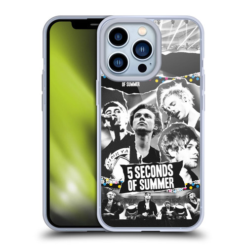 5 Seconds of Summer Posters Torn Papers 1 Soft Gel Case for Apple iPhone 13 Pro