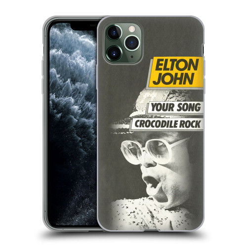 Elton John Artwork Your Song Single Soft Gel Case for Apple iPhone 11 Pro Max