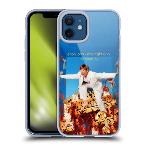 Elton John Artwork One Night Only Album Soft Gel Case for Apple iPhone 12 / iPhone 12 Pro