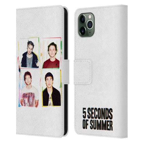 5 Seconds of Summer Posters Polaroid Leather Book Wallet Case Cover For Apple iPhone 11 Pro Max