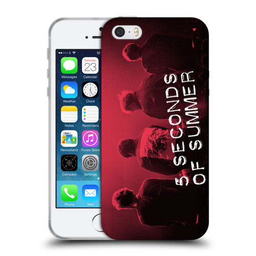 5 Seconds of Summer Posters Colour Washed Soft Gel Case for Apple iPhone 5 / 5s / iPhone SE 2016