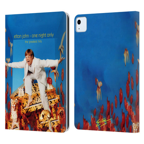 Elton John Artwork One Night Only Album Leather Book Wallet Case Cover For Apple iPad Air 2020 / 2022