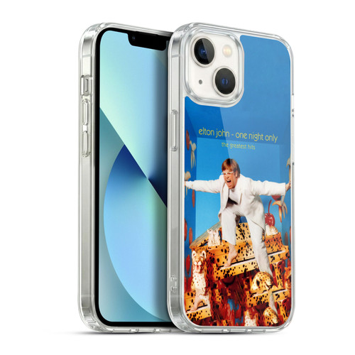 Elton John Artwork One Night Only Album Soft Gel Case for Apple iPhone 13