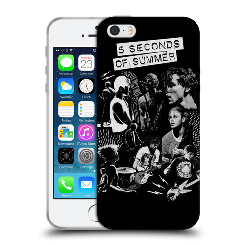 5 Seconds of Summer Posters Punkzine Soft Gel Case for Apple iPhone 5 / 5s / iPhone SE 2016