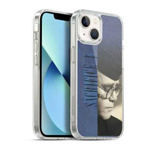 Elton John Artwork Sacrifice Single Soft Gel Case for Apple iPhone 13