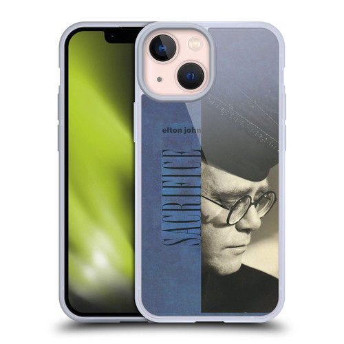 Elton John Artwork Sacrifice Single Soft Gel Case for Apple iPhone 13 Mini