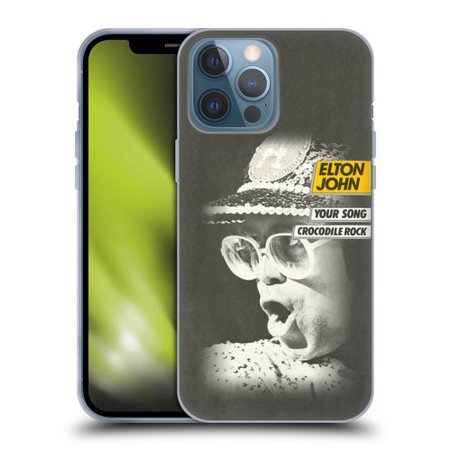 Elton John Artwork Your Song Single Soft Gel Case for Apple iPhone 13 Pro Max