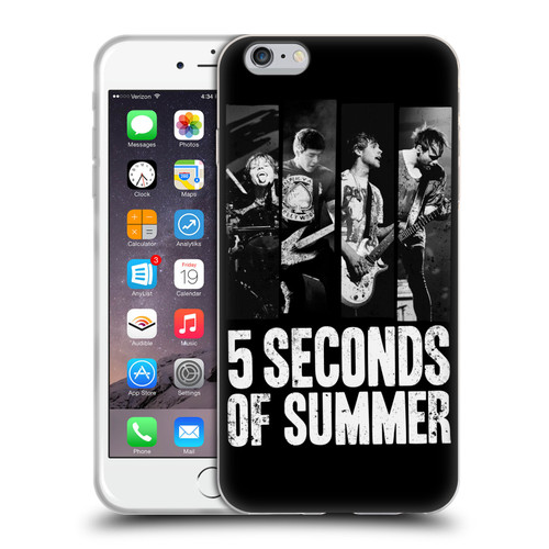 5 Seconds of Summer Posters Strips Soft Gel Case for Apple iPhone 6 Plus / iPhone 6s Plus