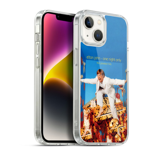 Elton John Artwork One Night Only Album Soft Gel Case for Apple iPhone 14