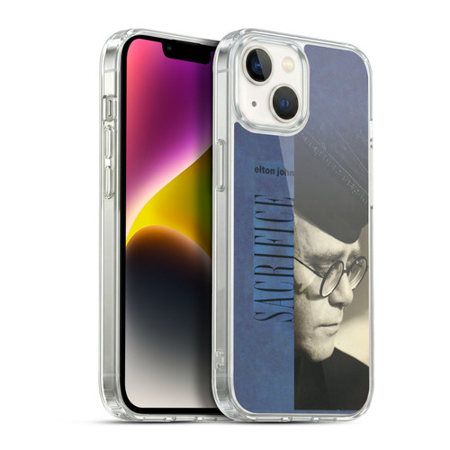 Elton John Artwork Sacrifice Single Soft Gel Case for Apple iPhone 14