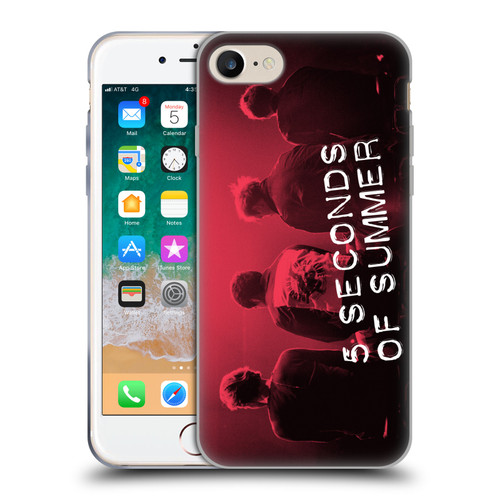 5 Seconds of Summer Posters Colour Washed Soft Gel Case for Apple iPhone 7 / 8 / SE 2020 & 2022