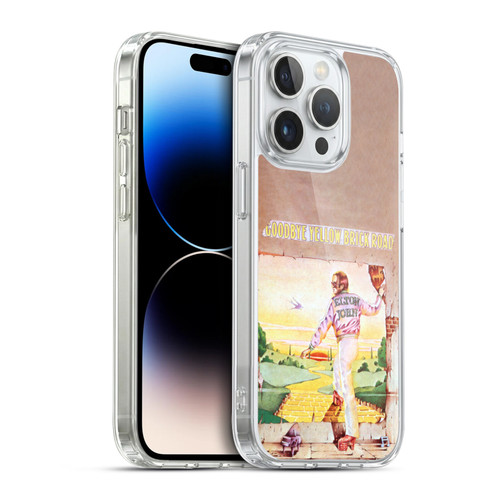 Elton John Artwork GBYR Album Soft Gel Case for Apple iPhone 14 Pro & MagSafe