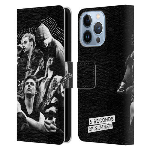 5 Seconds of Summer Posters Punkzine 2 Leather Book Wallet Case Cover For Apple iPhone 13 Pro