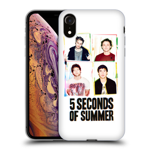 5 Seconds of Summer Posters Polaroid Soft Gel Case for Apple iPhone XR