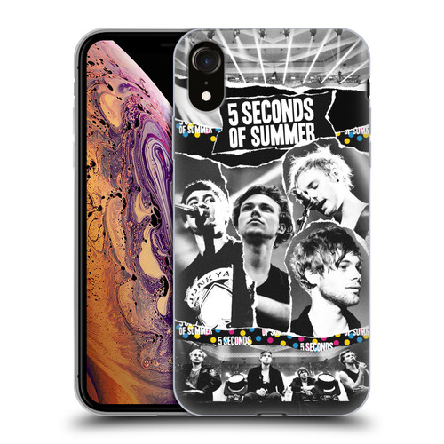 5 Seconds of Summer Posters Torn Papers 1 Soft Gel Case for Apple iPhone XR