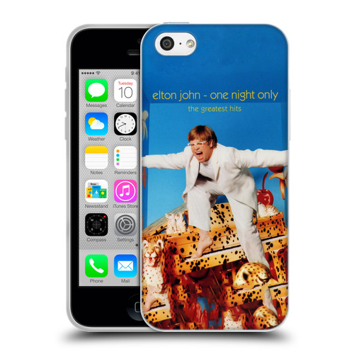 Elton John Artwork One Night Only Album Soft Gel Case for Apple iPhone 5c