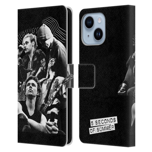 5 Seconds of Summer Posters Punkzine 2 Leather Book Wallet Case Cover For Apple iPhone 14 Plus