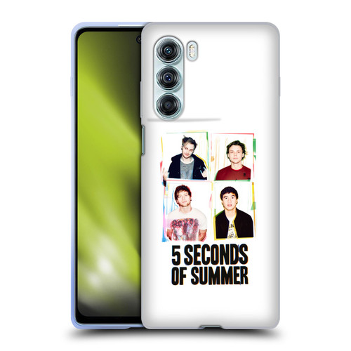 5 Seconds of Summer Posters Polaroid Soft Gel Case for Motorola Edge S30 / Moto G200 5G