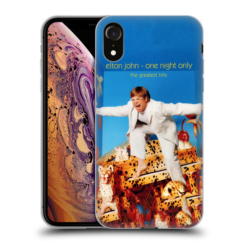 Elton John Artwork One Night Only Album Soft Gel Case for Apple iPhone XR
