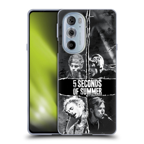 5 Seconds of Summer Posters Torn Papers 2 Soft Gel Case for Motorola Edge X30