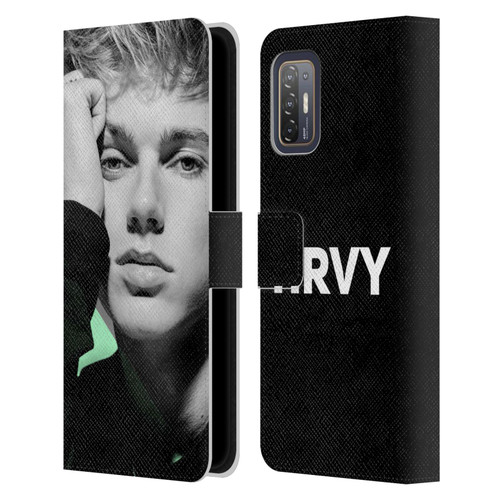 HRVY Graphics Calendar 7 Leather Book Wallet Case Cover For HTC Desire 21 Pro 5G