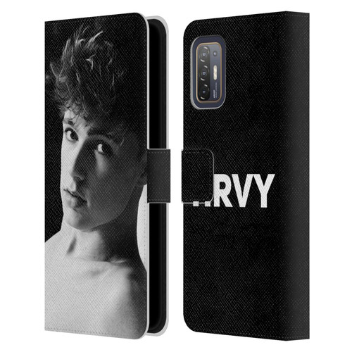 HRVY Graphics Calendar 9 Leather Book Wallet Case Cover For HTC Desire 21 Pro 5G