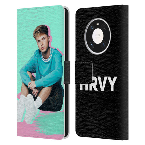 HRVY Graphics Calendar Leather Book Wallet Case Cover For Huawei Mate 40 Pro 5G