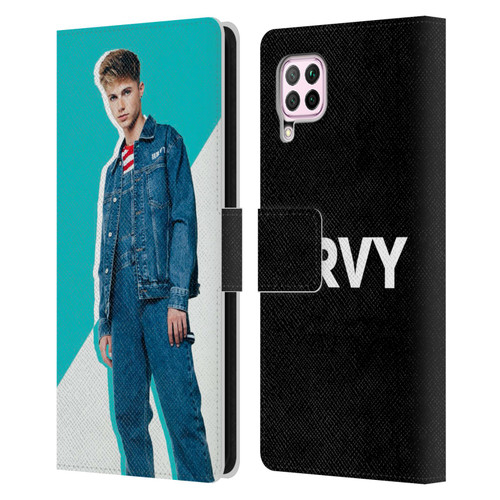 HRVY Graphics Calendar 8 Leather Book Wallet Case Cover For Huawei Nova 6 SE / P40 Lite